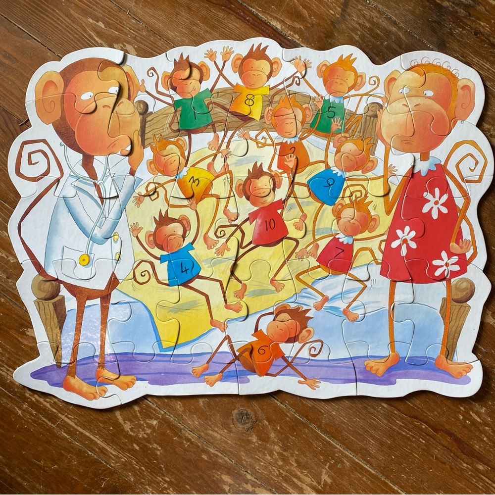 Ten Little Monkeys Floor Puzzle